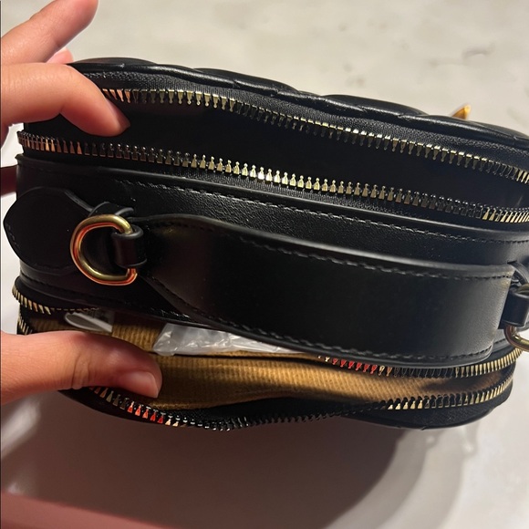 Coach Black Quilted Heart Mini Bag Set with Cherry Charm - Picture 8 of 8